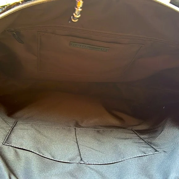 Rebecca Minkoff Stella Extra Large Chevron Zip Top Tote Bag NEW - Picture 6 of 10